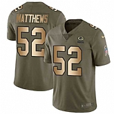 Nike Packers 52 Clay Matthews Olive Gold Salute To Service Limited Jersey Dzhi,baseball caps,new era cap wholesale,wholesale hats